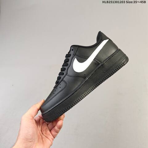 Nike Air Force 1 07 White Black Gold Black White EU 35 45 Sneaker EU 35-45 - Unisex (BS-62860)