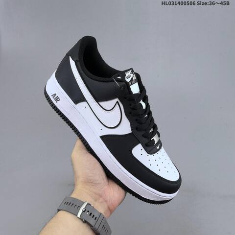 Nike Air Force 1 07 LV8 DV0788-001 Black White EU 36-45 Sneaker - Unisex (BS-60468)