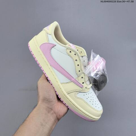 Travis Scott x Air Jordan 1 Low AIR JORDAN 1 Aj1 Lifestyle (BS-66654)