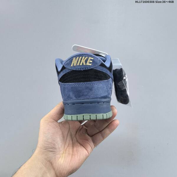 Nike SB Dunk Low navy blue black olive green EU 36-46 skate shoe