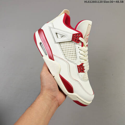 Air Jordan 4 Retro Sierra Red WMNS AIR JORDAN 4 Aj4 Lifestyle (BS-67762)
