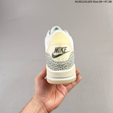Air Jordan 3 Retro Craft Ivory AIR JORDAN 3 Aj3 Lifestyle (BS-67521)