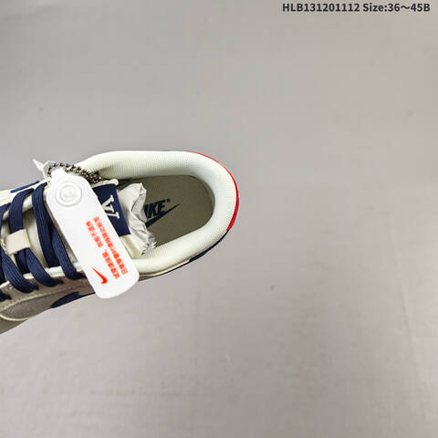 Nike SB Dunk Low Retro DIY Sail Navy Red Grey EU 36-45 Skate Shoe - Unisex (BS-63821)