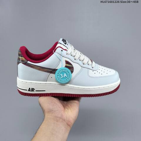 Nike Air Force 1 Low White Brown Rose Gold EU 36-45 Sneaker - Unisex (BS-62409)