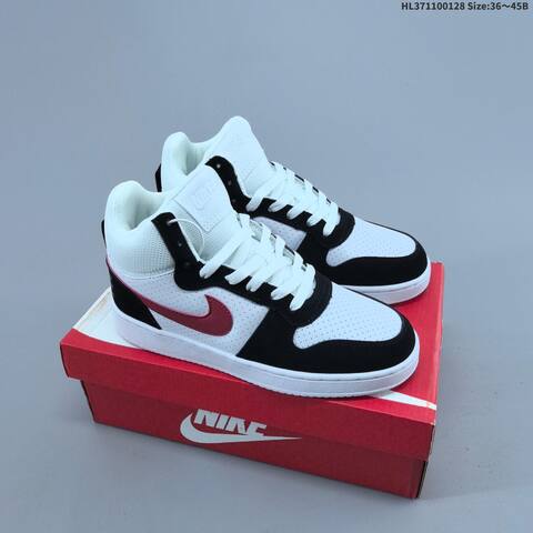 Nike Court Borough Mid White Grey Blue EU 36-45 Sneaker - Unisex (BS-61695)
