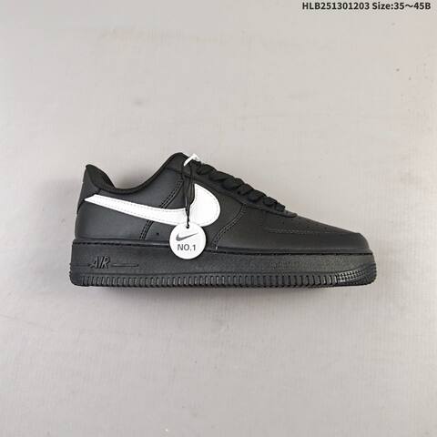 Nike Air Force 1 07 White Black Gold Black White EU 35 45 Sneaker EU 35-45 - Unisex (BS-62860)