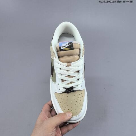 Nike SB Dunk Low CNY Pegasus Pack White Beige Olive Dark Brown EU 36-45 Skate Shoe - Unisex (BS-61961)