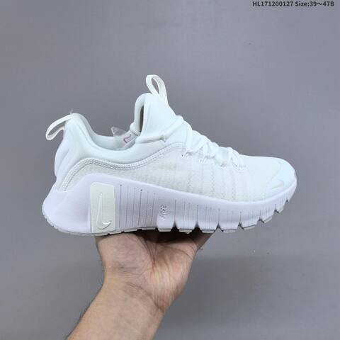 Nike Free Metcon 6 FJ7127-103 All White EU 39-47 Training Shoe - Unisex (BS-61721)