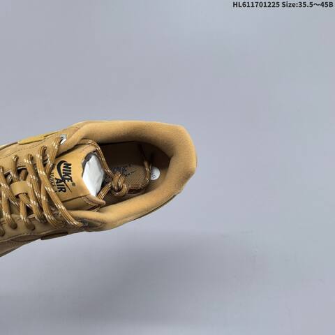 Nike Air Force 1 Low CJ9179-200 Wheat Tan Gum Brown EU 35 5-45 Sneaker - Unisex (BS-62461)