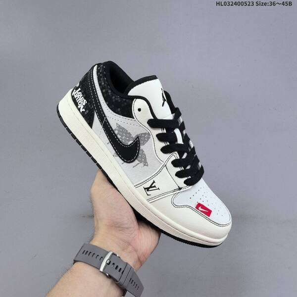 Jordan Air Jordan 1 Low white black grey red EU 36-45 sneaker
