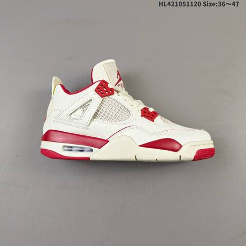 Air Jordan 4 Retro Sierra Red WMNS AIR JORDAN 4 Aj4 Lifestyle (BS-67765)