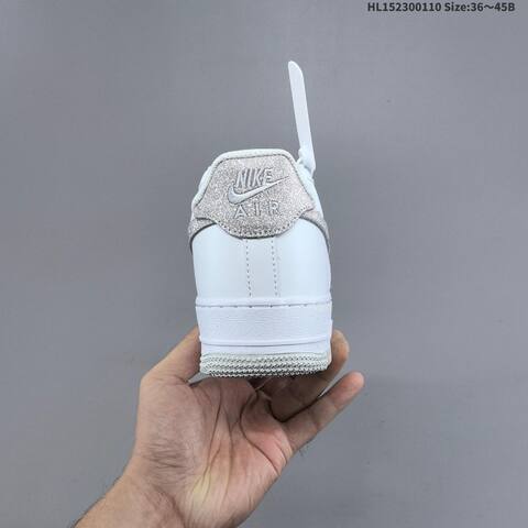 Nike Air Force 1 Low 07 White Silver Red EU 36-45 Sneaker - Unisex (BS-62077)