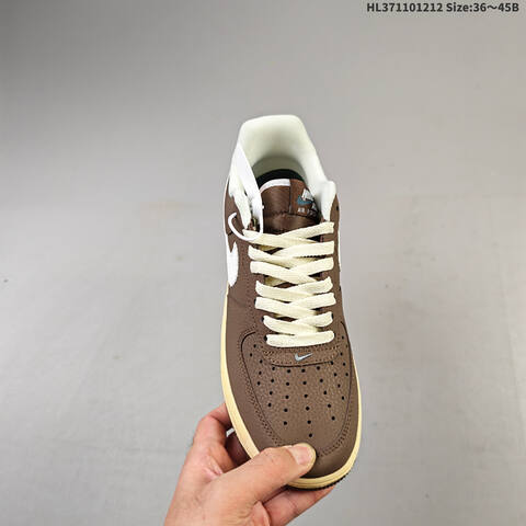 Nike Air Force 1 07 Brown Cream White EU 36-45 Sneaker - Unisex (BS-62751)