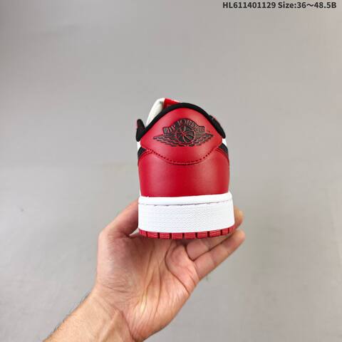 Air Jordan 1 Low OG Black Muslin Varsity Red Replica AIR JORDAN 1 Aj1 Lifestyle (BS-67620)