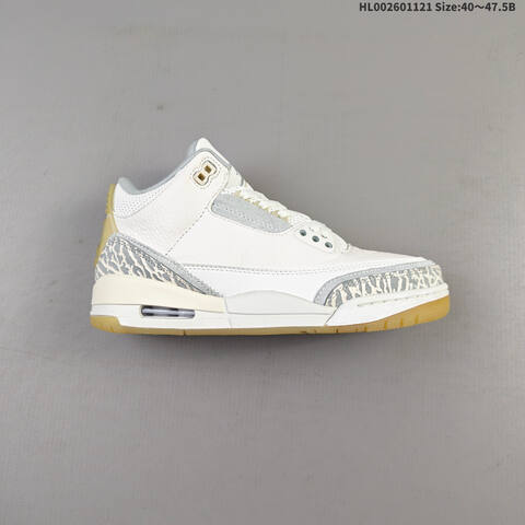 Air Jordan 3 Retro Craft Ivory AIR JORDAN 3 Aj3 Lifestyle (BS-67743)