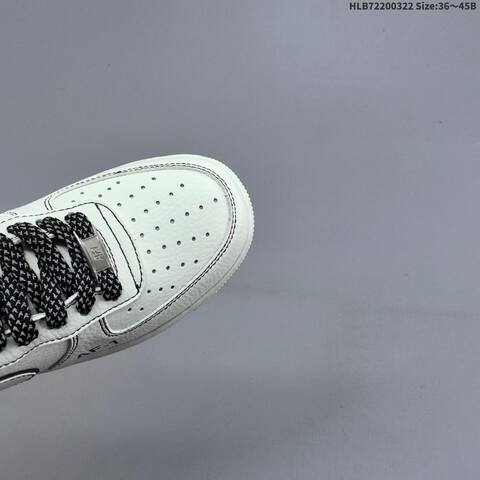 Nike Air Force 1 07 LV8 White Black Red EU 36-45 Sneaker - Unisex (BS-61193)