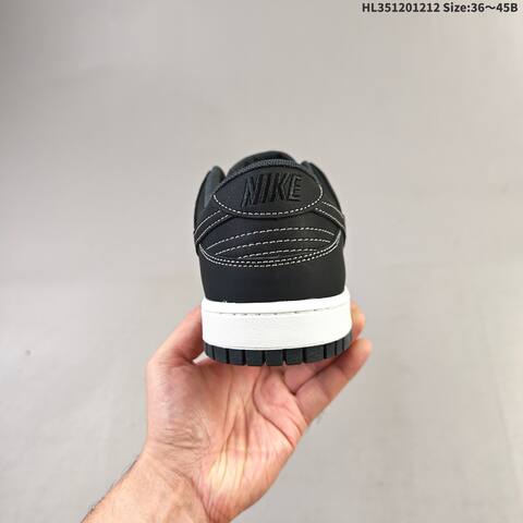 Nike Dunk SB Low Black White EU 36-45 Skate Shoe - Unisex (BS-62746)