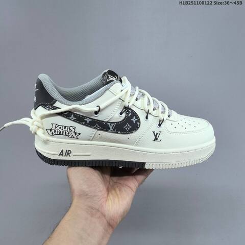 Nike Air Force 1 07 LV8 Grey Blue White EU 36-45 Sneaker - Unisex (BS-61839)