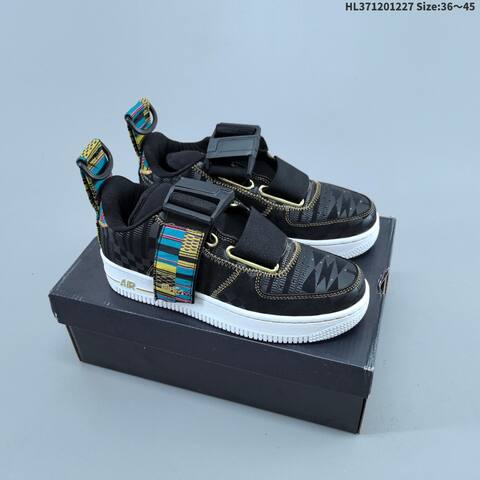 Nike Air Force 1 Utility Red Black Gum White EU 36-45 Sneaker - Unisex (BS-62394)