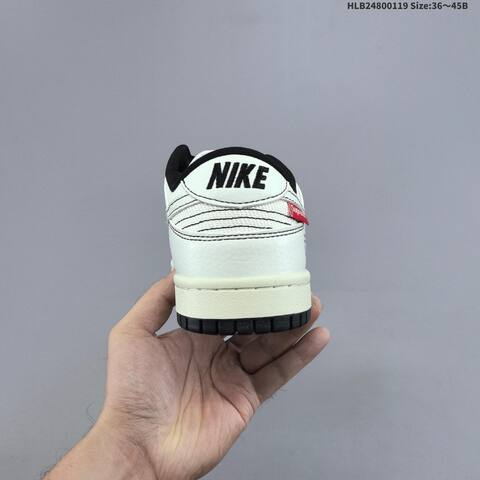 Nike SB Dunk Low Retro Supreme DIY Off White Black Red Grey EU 36-45 Skate Shoe - Unisex (BS-61896)