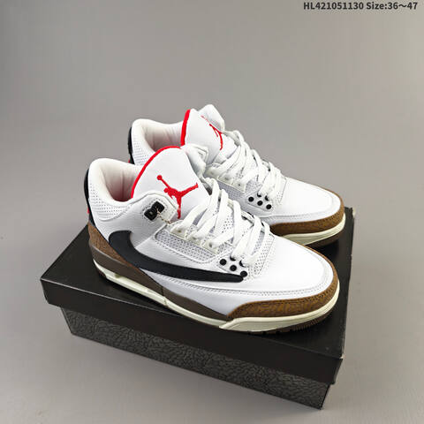 Air Jordan 3 Retro Silver Anniversary AIR JORDAN 3 Aj3 Lifestyle (BS-67604)