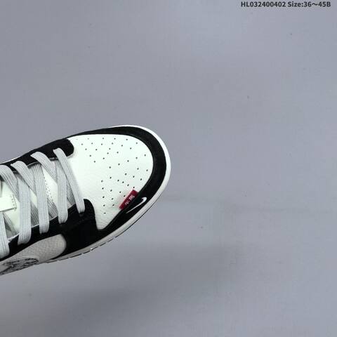 Nike Dunk SB Low White Black Grey Red EU 36-45 Skate Shoe - Unisex (BS-60982)