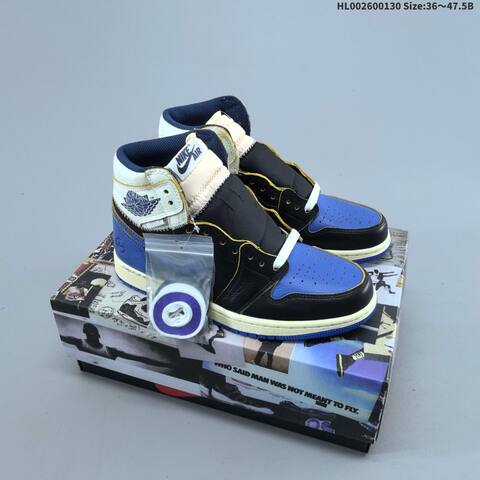 Union LA x Fragment Design x Air Jordan 1 Retro High OG Sport Royal A Lifestyle (BS-66758)