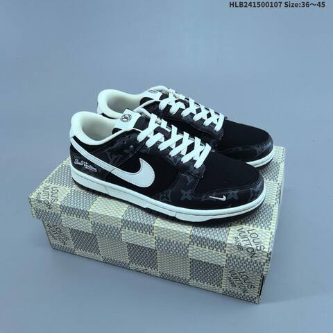 Nike Dunk SB Low White Brown Beige Black EU 36-45 Skate Shoe - Unisex (BS-62177)