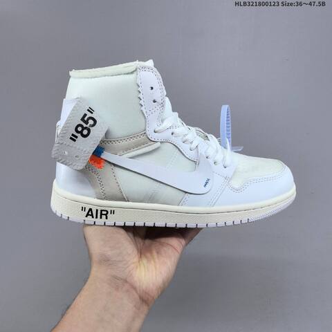 Off-White x Nike Air Jordan 1 Retro High OG Lifestyle (BS-66863)