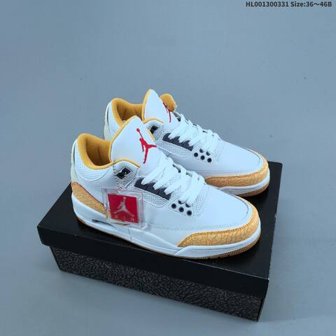 Air Jordan 3 Retro Orange Citrus AIR JORDAN 3 Aj3 Lifestyle (BS-66381)