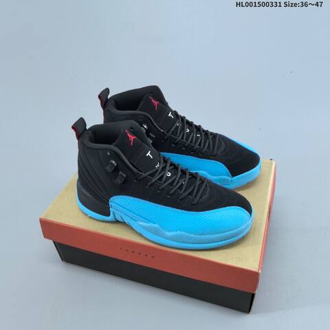 a Air Jordan 12 Retro Gamma Blue AIR JORDAN 12 Aj12 Lifestyle (BS-66394)