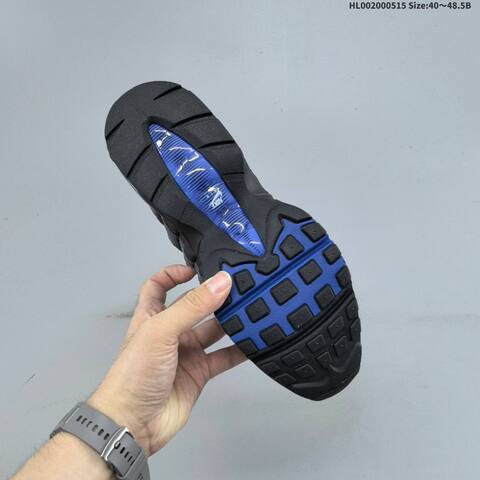 Nike Air Max 95 Black Grey Blue EU 40-48 5 Running Shoe - Men's (BS-60334)