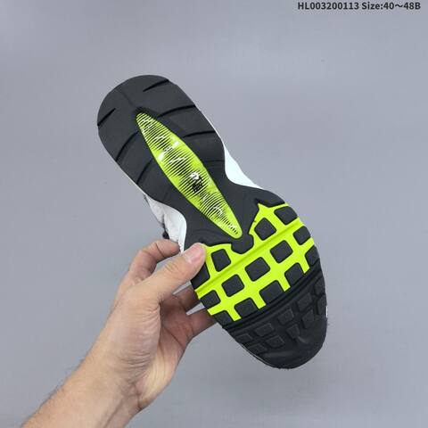 Nike Air Max 95 Big Bubble OG Reverse Neon Dark Grey Light Grey Neon Yellow White Black EU 40-48 Running Shoe - Men's (BS-62015)