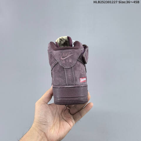 Nike Air Force 1 Mid 07 Supreme DV07 Lifestyle (BS-62389)