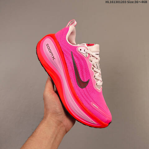Nike Vomero Plus ReactX Air Zoom Bright Pink White Red EU 36-46 Running Shoe - Unisex (BS-62875)