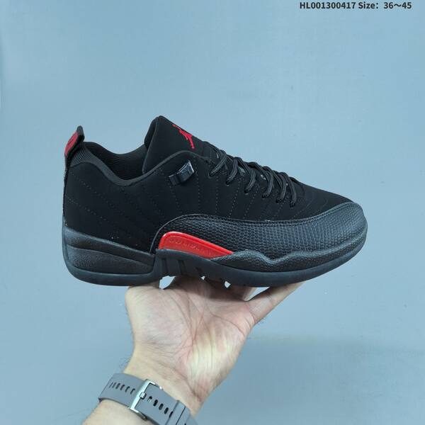Jordan Air Jordan 12 Retro Low "Taxi" white/black/gold 36~45 basketball