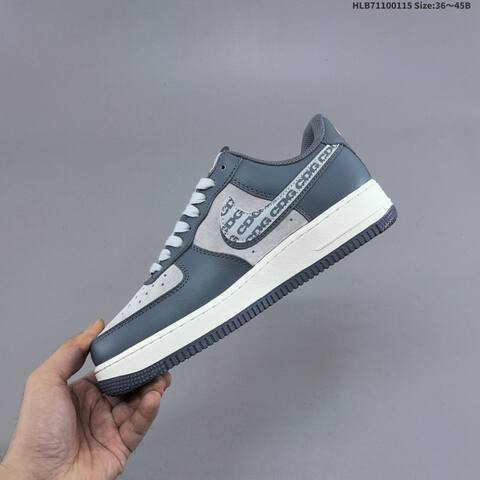 Nike Air Force 1 07 LV8 Slate Grey Light Grey White EU 36-45 Sneaker - Unisex (BS-61978)