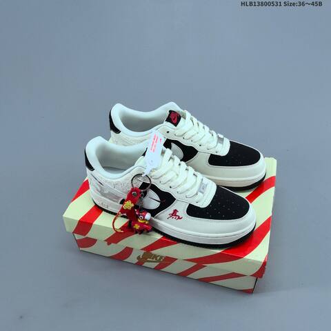 Nike Air Force 1 07 LV8 Brown White Red Gray Beige Black EU 36-45 Sneaker - Unisex (BS-60045)