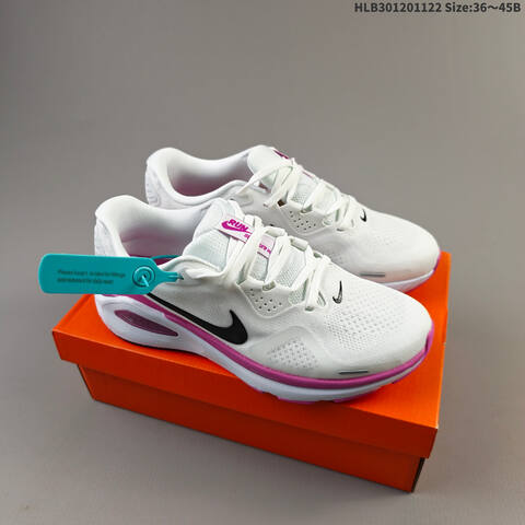 Nike Air Zoom Structure 26 HJ1101-104 White Pink Black EU 36-45 Running Shoe - Unisex (BS-63259)