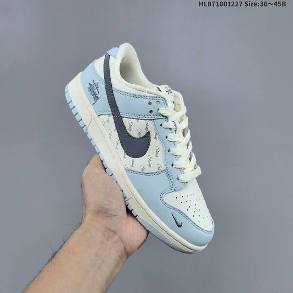 Nike SB Dunk Low Stussy sail light blue dark grey EU 36-45 skate shoe