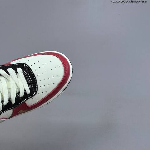 Nike Air Force 1 Low Off White Red Black Gold EU 36-45 Sneaker - Unisex (BS-61547)