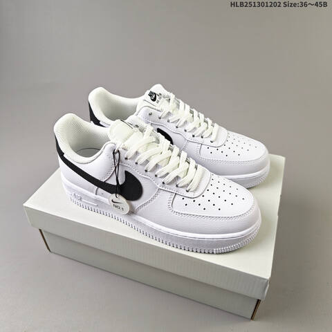 Nike Air Force 1 07 White Light Blue Gold EU 36-45 Skate Shoe - Unisex (BS-62883)