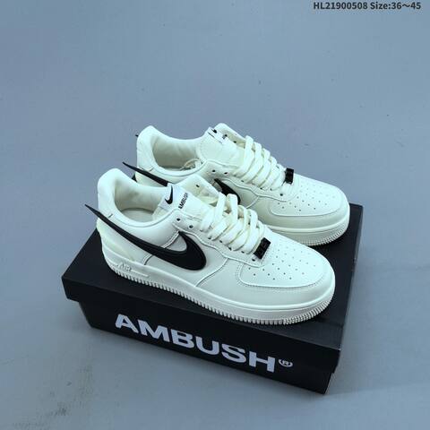 Nike Air Force 1 07 AMBUSH Off White Black EU 36-45 Sneaker - Unisex (BS-60459)