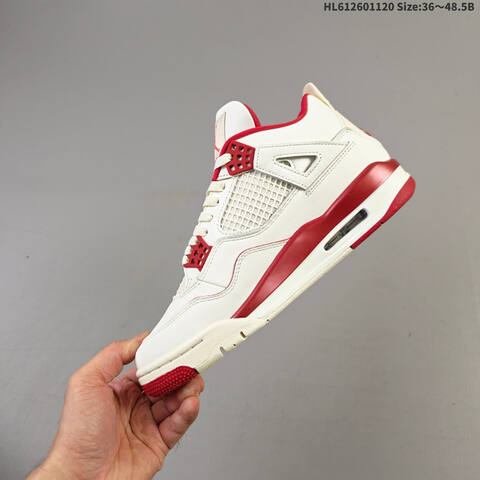 Air Jordan 4 Retro Sierra Red WMNS AIR JORDAN 4 Aj4 Lifestyle (BS-67762)