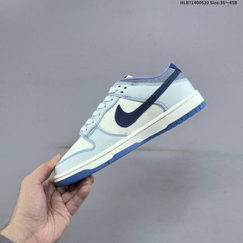Nike SB Dunk Low Friendship Knot Sail Light Grey Navy Blue Purple EU 36-45 Skate Shoe - Unisex (BS-60245)