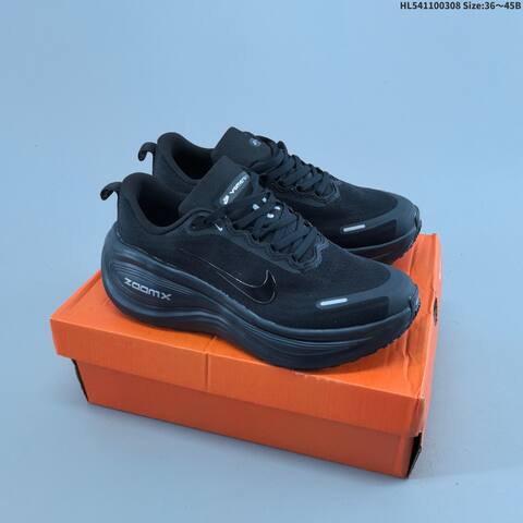 Nike Vomero Plus ReactX Air Zoom White Black Orange Red EU 36-45 Running Shoe - Unisex (BS-61439)