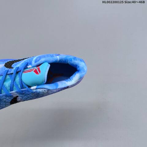 Nike Zoom Kobe 6 Protro Blue Light Blue Black Red EU 40-46 Basketball Shoe - Men's (BS-61767)