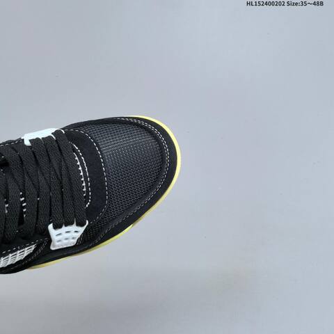Union x Air Jordan 4 Retro SP Off Noir AIR JORDAN 4 Aj4 Lifestyle (BS-66714)