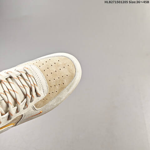 Nike Air Force 1 07 Light Beige Orange White EU 36-45 Sneaker - Unisex (BS-62826)