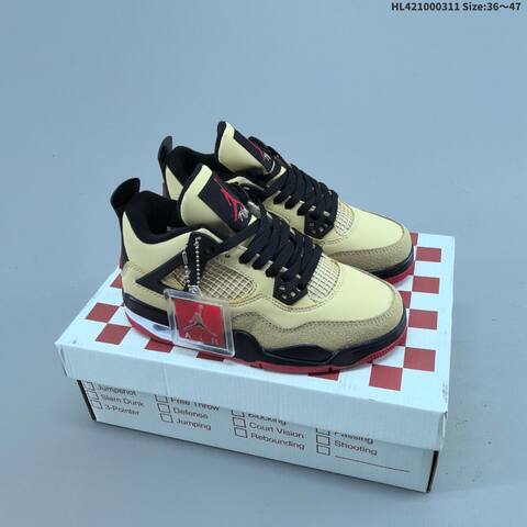 Air Jordan 4 Retro Pizza AIR JORDAN 4 Aj4 4 1989 Lifestyle (BS-66561)